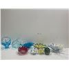 Image 1 : Collection Of Colorful Glass Decor