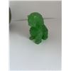 Image 2 : Green Jade Foo Dog With Decorative Piece