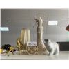 Image 1 : Elegant Torso Shaped Jewelry Hanger, Brass Pony & Polar Bear Statue & More