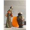 Image 1 : Collectable Japanese Statue, Geisha Figurine 14", Ceramic Sculpture
