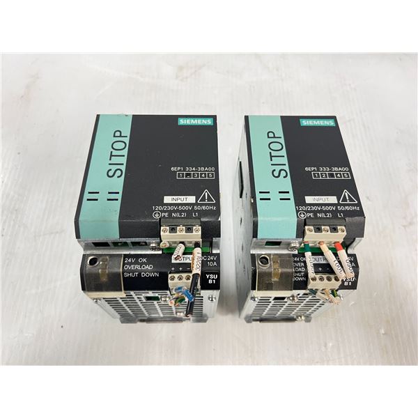 Lot of (2) Siemens Power Supplies