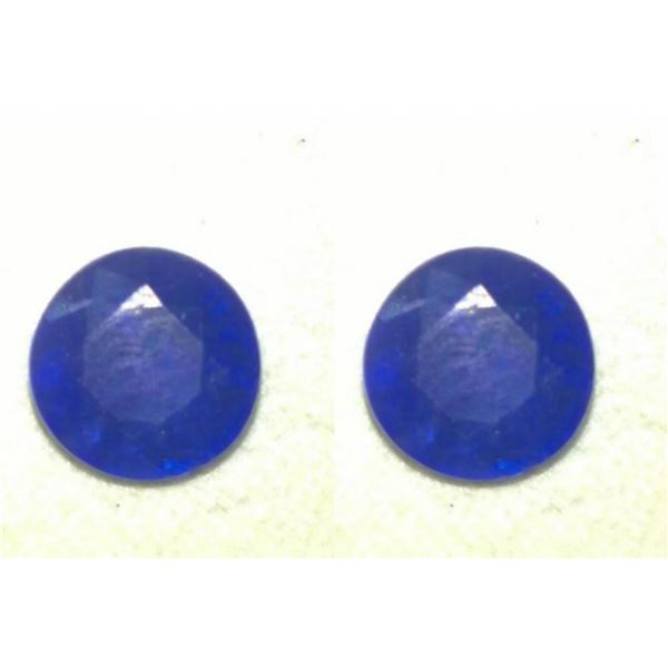 Natural Royal Blue Burma Sapphire Pair 5.25 cts