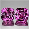Image 1 : Natural Premium Red Violet Sapphire Pair {Flawless-VVS}