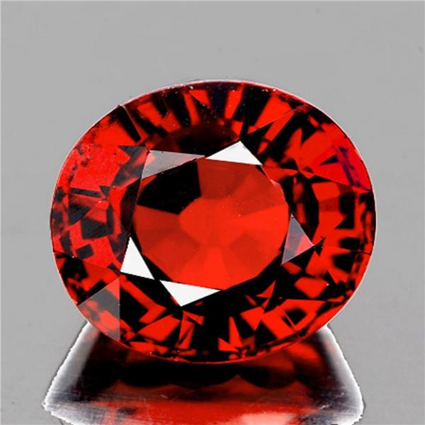 Natural Intense Red Spessartite Garnet 4.46 Ct{Flawless-VVS}