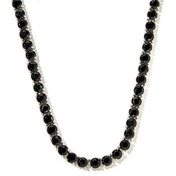 Diamond Polished Black Spinel necklace - 350 carat