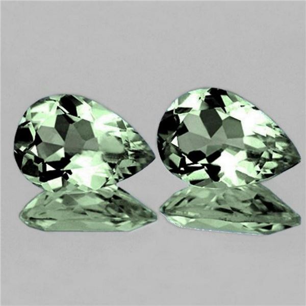 NATURAL GREEN AMETHYST15x10 MM [FLAWLESS-VVS]