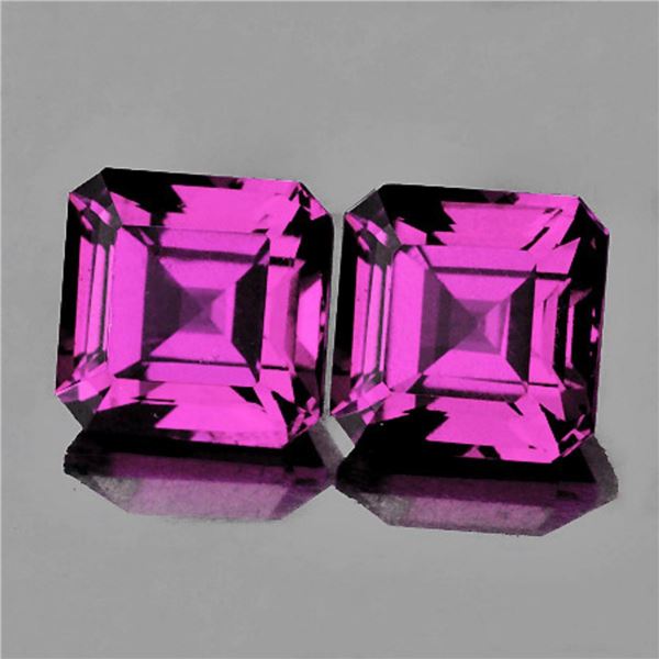 Natural Violet Pink Sapphire Pair{Flawless-VVS}