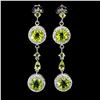 Image 1 : Natural Unheated Peridot Earrings