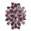 Image 1 : Natural Unheated Rhodolite Garnet Ring