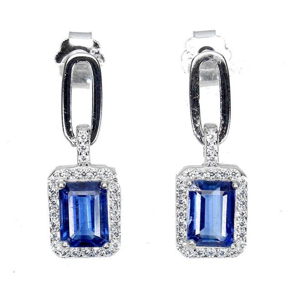 Natural Kyanite Earrings