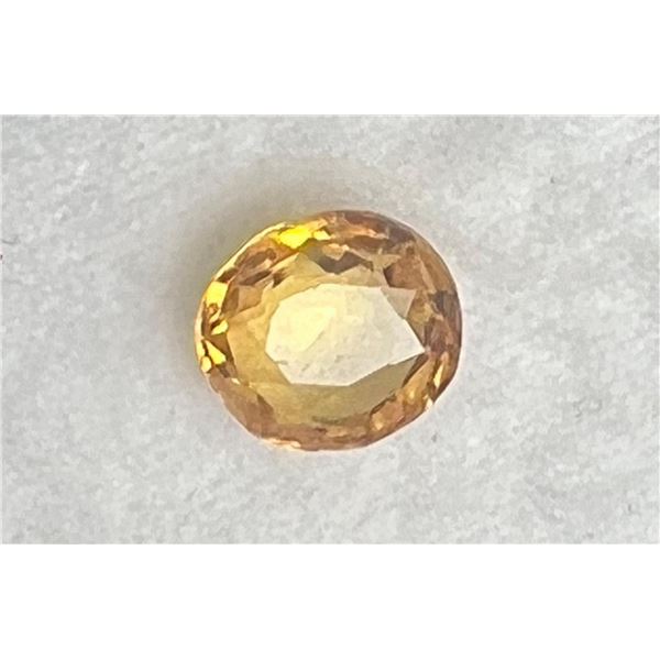 Natural Vivid Yellow Ceylon Sapphire....1.575 Cts