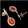 Image 3 : Natural Italian Coral Earrings