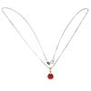 Image 3 : Natural Pigeon Blood Red Ruby Necklace