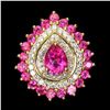 Image 1 : Natural Pink Topaz Ring