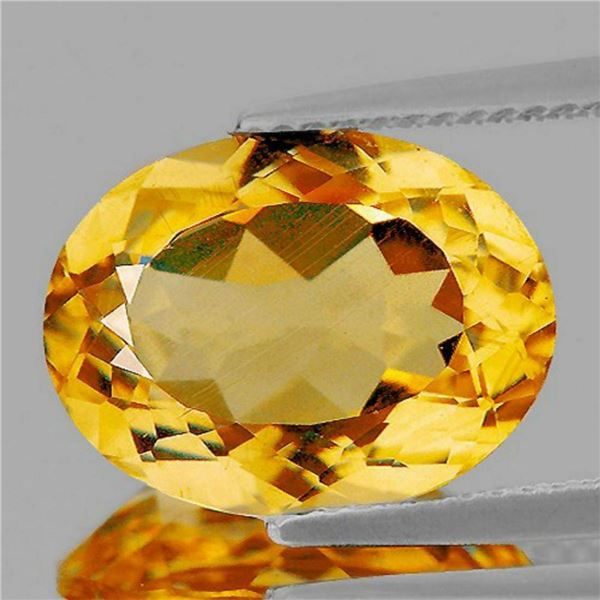 NATURAL BRIGHT GOLDEN YELLOW CITRINE 20x15 MM - FL