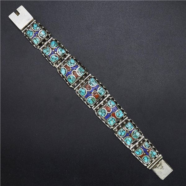 Tibet Hand Made Turquoise Bracelet