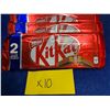 Image 2 : Nestle KitKat Candy Bars (10 x 73g)