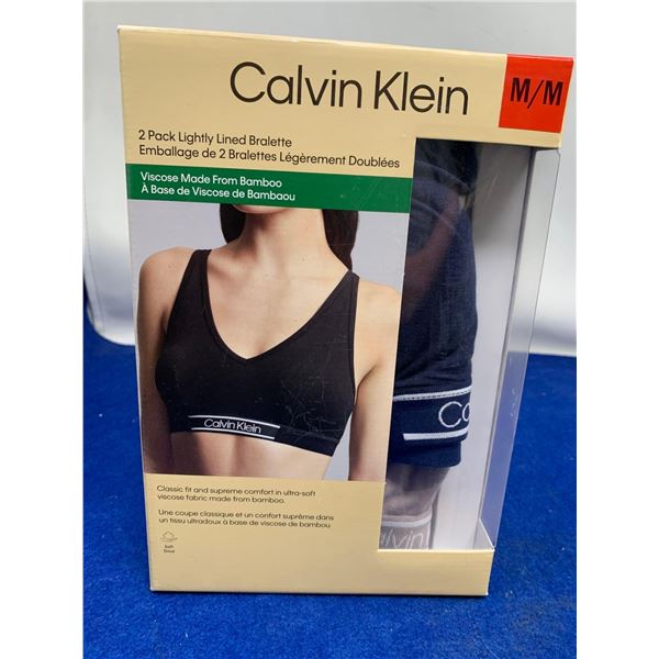 Calvin Klein 2pk Lightly Lined Bralette (M)