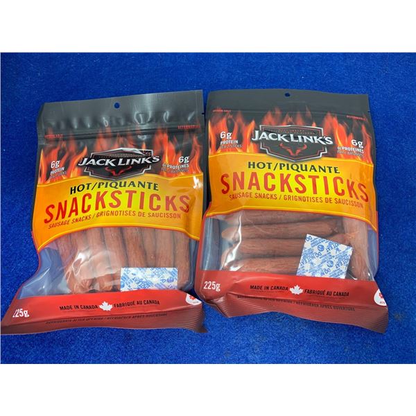 Jack Links Hot Snacksticks Sausage Snacks (2 x 225g)