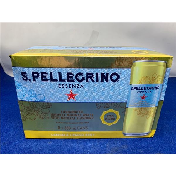 S. Pellegrino Lemon & Lemon Zest (8 x 330ml)