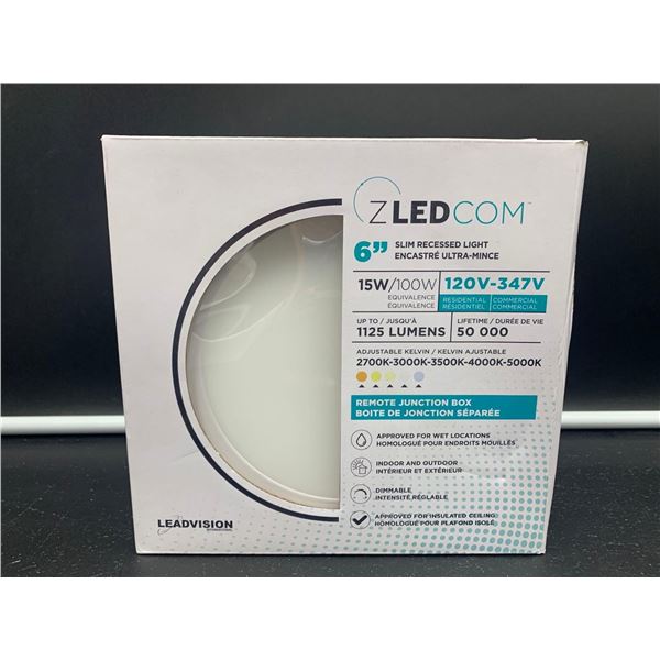 ZLED Com 6in Slim Recessed Light