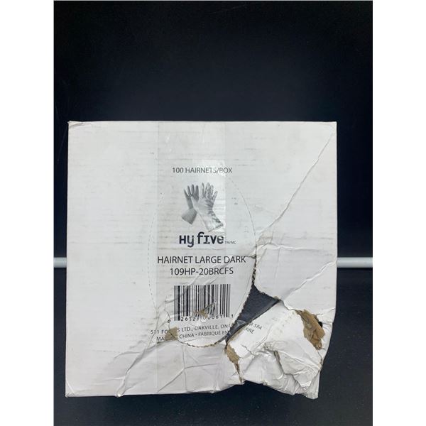 Lot of HyFive Hairnets  Large Dark