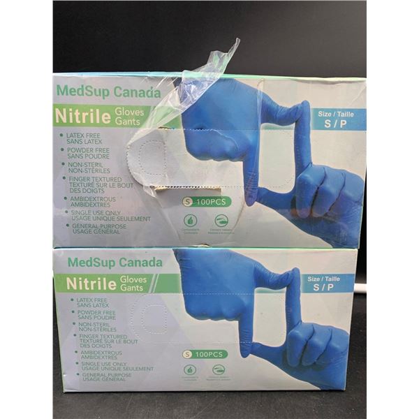 MedSnap Nitrile Gloves (2 x 100pcs) Size Small