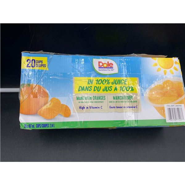 Dole Mandarin Orange Fruit Cups (20 x 107ml)