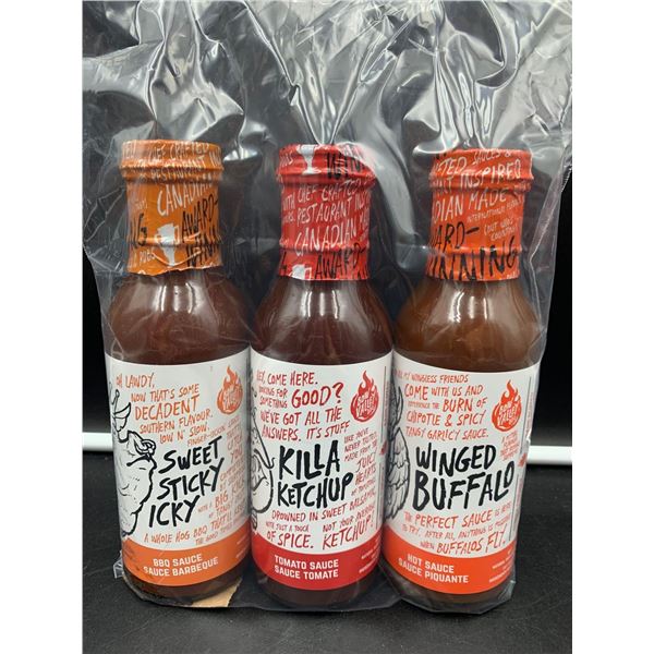 Lot of Assorted Sauces (3ct)