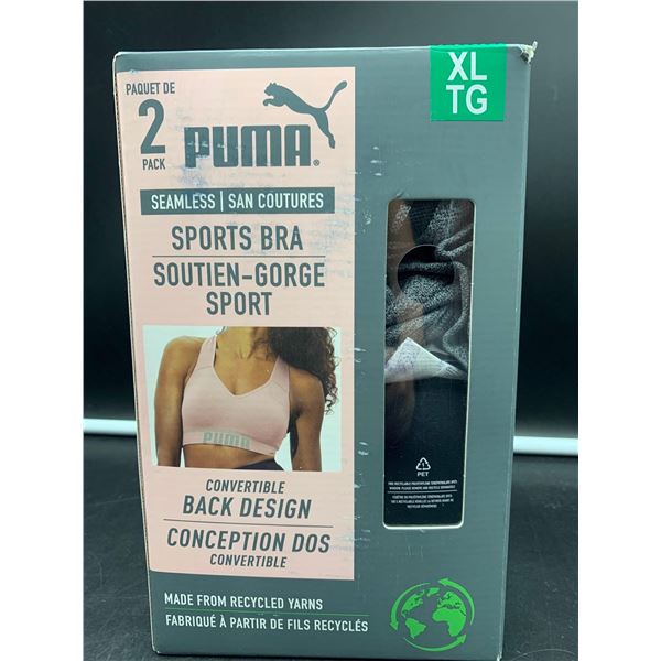 2pk Puma Seamless Sports Bra (XL)
