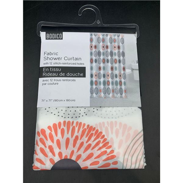 Bodico Fabric Shower Curtain