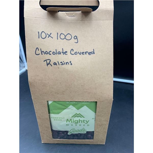 Chocolate Covered Raisins (10 x 100g)