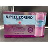 Image 1 : S. Pellegrino Dark Morello Cherry & Pomegranate Carbonated Natural Mineral Water (8 x 330ml)