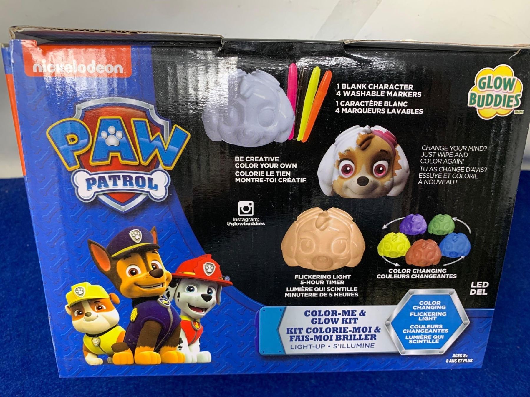 PAW Patrol Magic Night Light - 3-in-1 night light, torch, and projector 💙 , Veilleuse 3-en-1 La Pat' Patrouille - Veilleuse, lampe de poche et projecteur 3-en-1 💙 | Filo Import Inc PAW Patrol Magic Night Light - 3-in-1 night light, torch, and projector 💙 , Veilleuse 3-en-1 La Pat' Patrouille - Veilleuse, lampe de poche et projecteur 3-en-1 💙 | Filo Import Inc