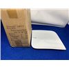 Image 1 : Square Wave 26x26cm White Platters - Lot of 8