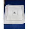 Image 4 : Square Wave 26x26cm White Platters - Lot of 8