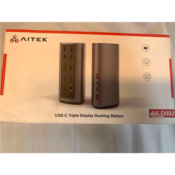 Aitek USB-C Triple Display Docking Station