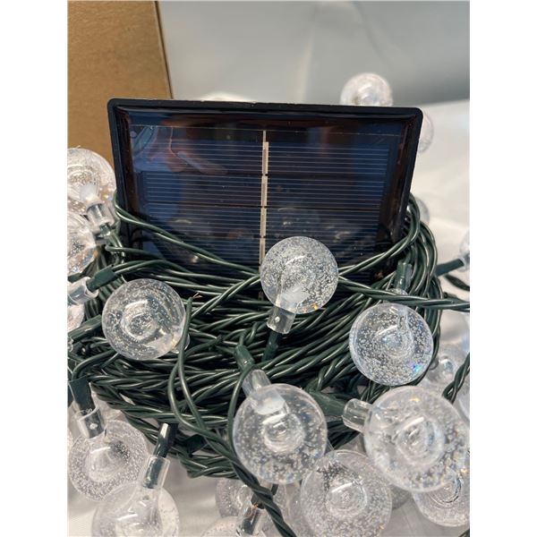 Solar string bulb fairy lights