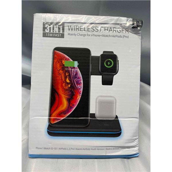3in1 Wireless Charger for Apple iphone, watch and airpods