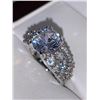 Image 2 : Ladies 1.0 Carat Brilliant Cut Solitaire Engagement Ring with cluster band