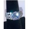Image 3 : Ladies 1.0 Carat Brilliant Cut Solitaire Engagement Ring with cluster band