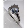 Image 2 : Precious Ladies 3/4 Carat Brilliant Cut Solitaire Silver .925 Engagement Ring size 7