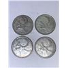 Image 1 : Canada Vintage sequential 1953-1956 Silver Quarters