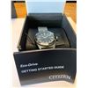 Image 3 : NEW Citizen Eco Drive Mens Date Face Wrist Watch with tags and manual