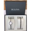 Image 1 : NEW Bulova Model 96X131 Ladies Mulit stone Cystal Wrist Watch & Tennis Bracelet Gift Set