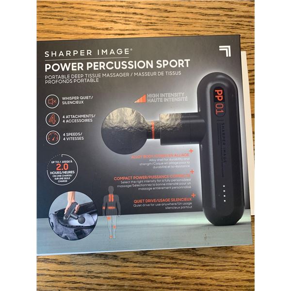 NEW Sharper Image Power Percussion Sport Massager