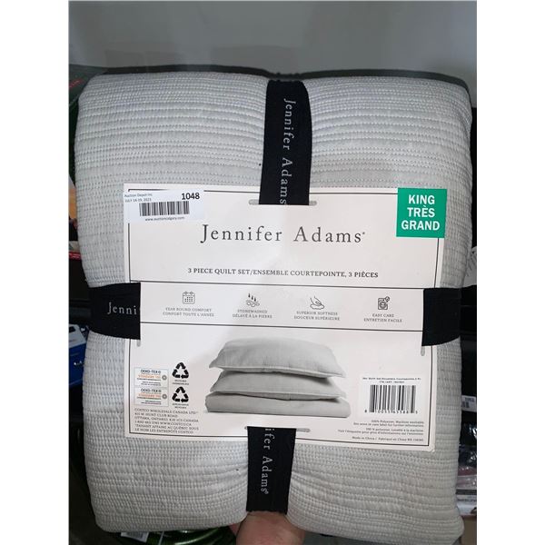 Jennifer Adams 3 Pc Quilt Set King Size