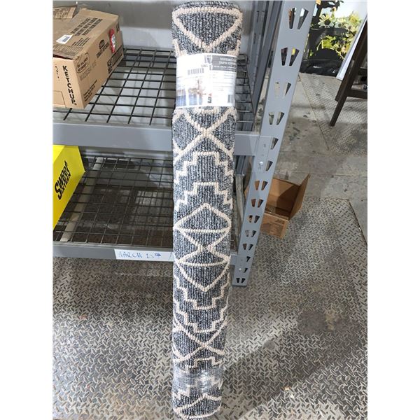 Vestibule Rug 3' x 6' Grey and White