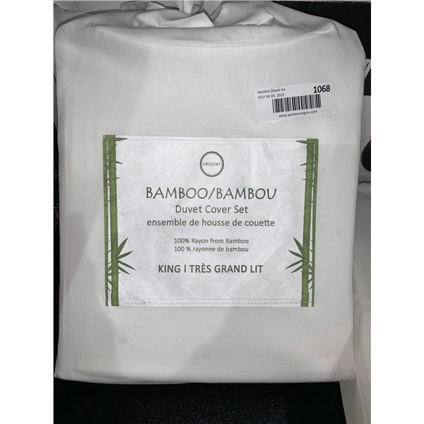 Opulent Bamboo Duvet Cover Set King Size
