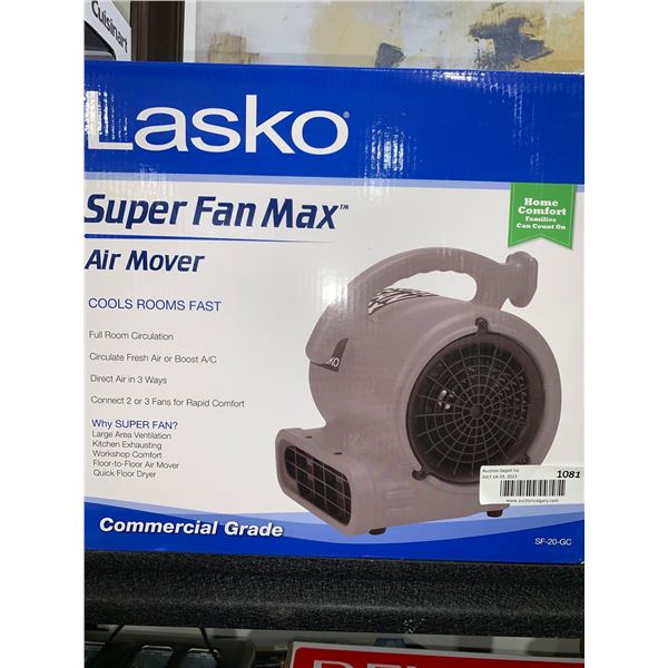 Lasko Super Fan Max Air Mover Commercial Grade